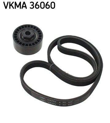 V formos rumbuotas diržas, komplektas - VKMA 36060 SKF